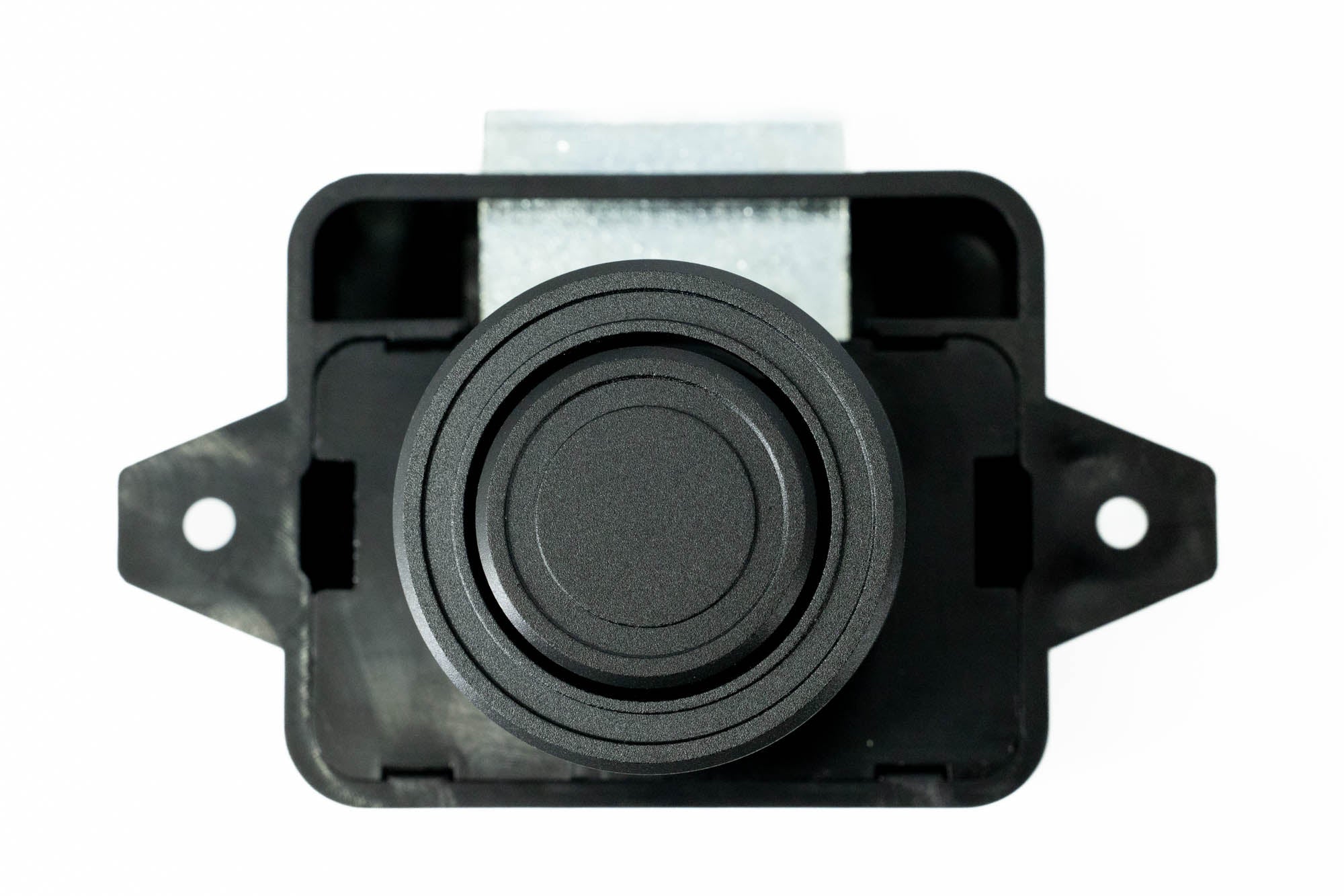 Black Aluminium Push Button Cabinet Latch