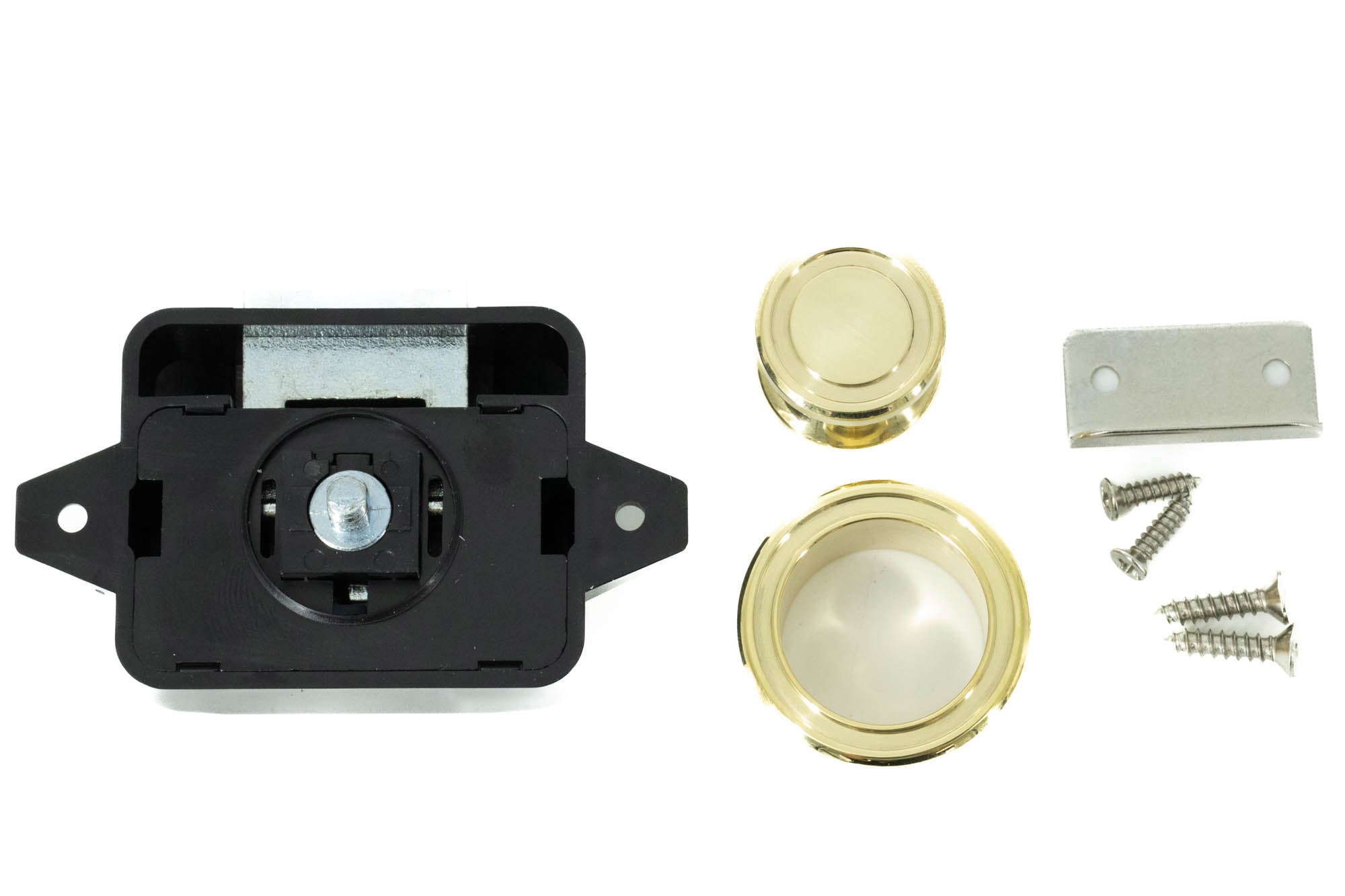 Brass Push Button Cabinet Latch