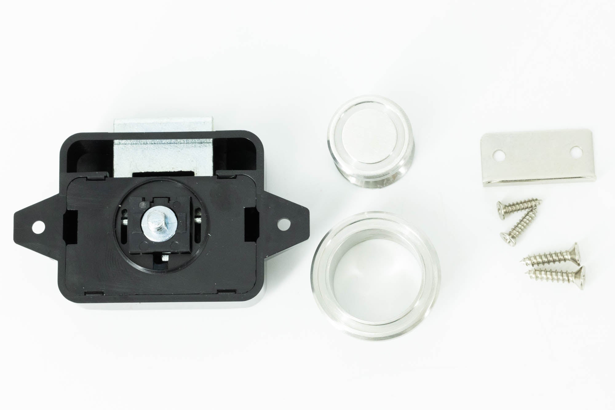 Stainless Steel Push Button Cabinet Latch