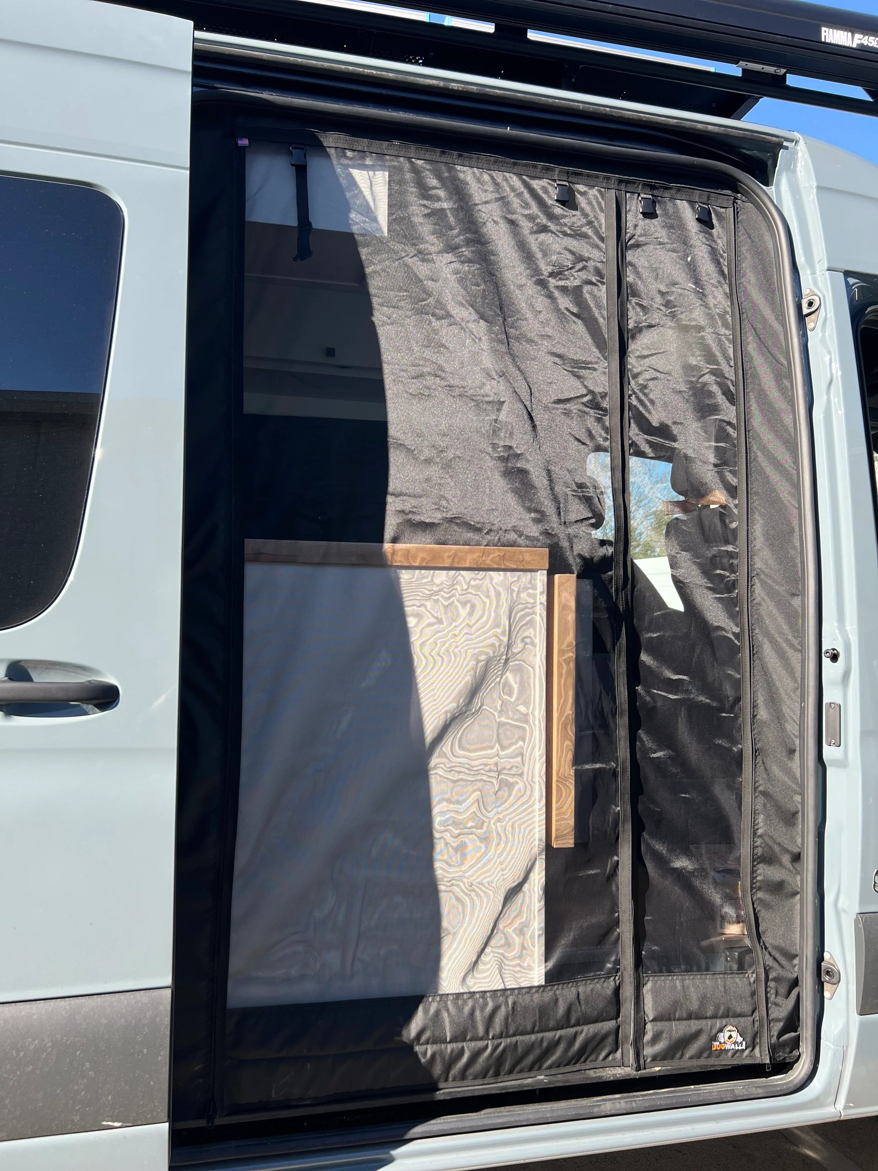 Sprinter Insect Screen - Side Door - The Bug Wall