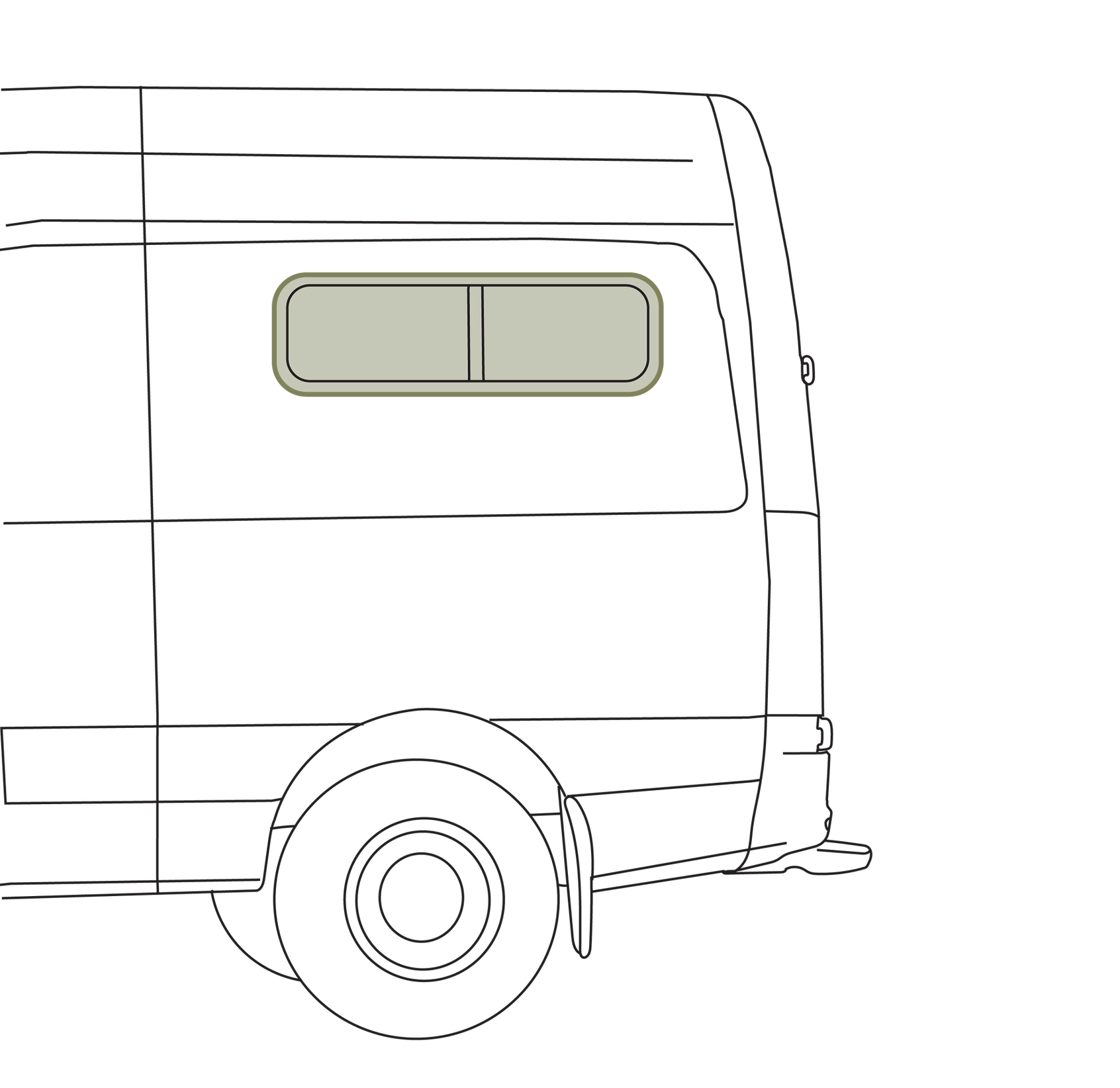 VanEssential CRL Bunk Window Covers