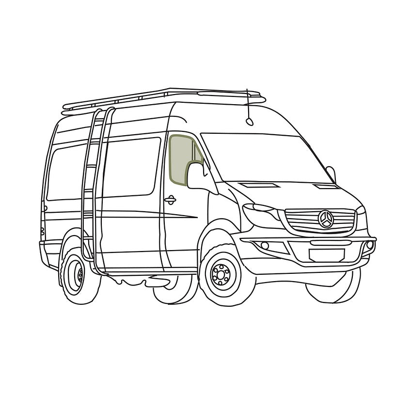 VanEssential Front Door Window Covers (Pair)
