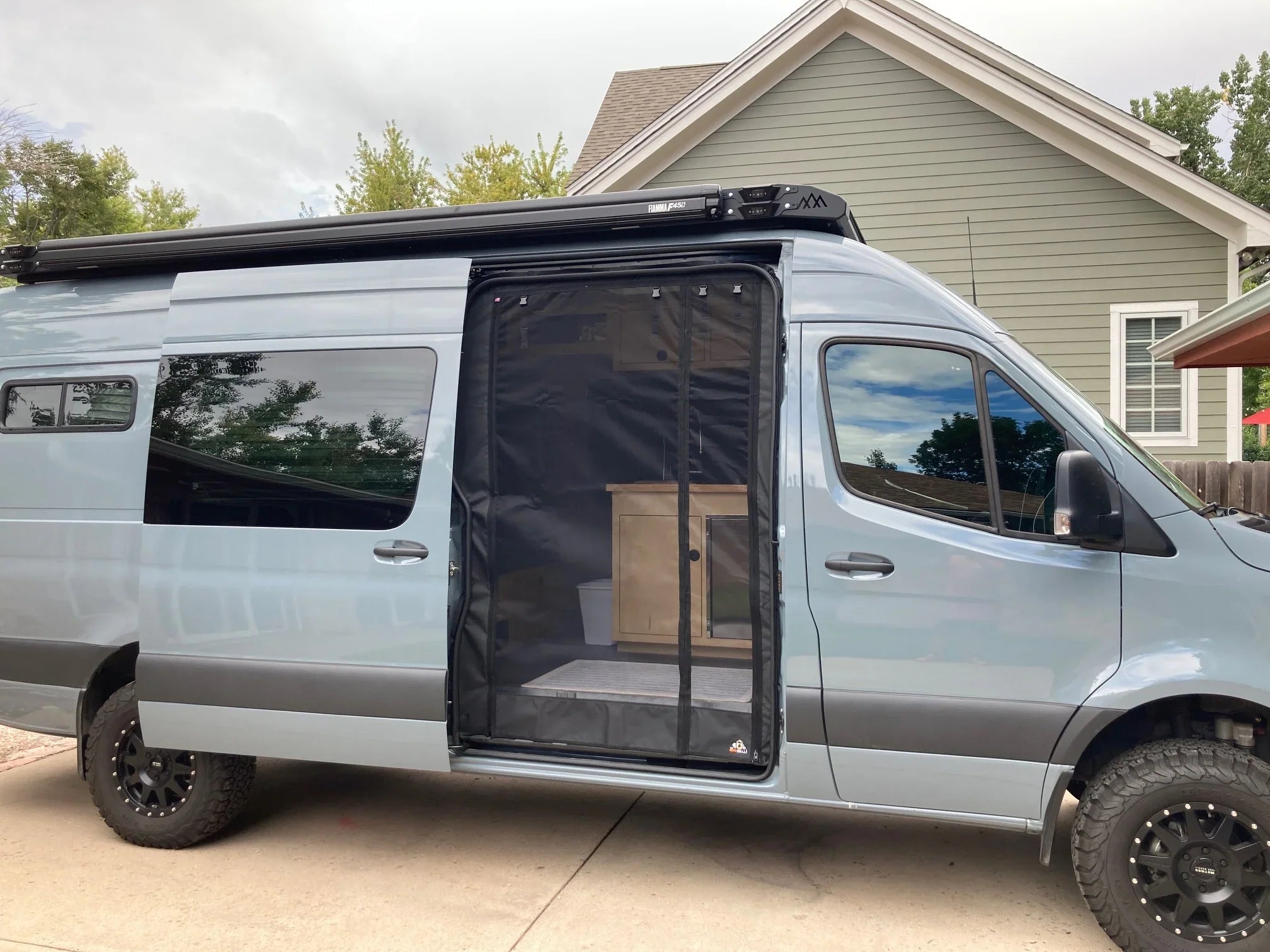 Sprinter Insect Screen - Side Door - The Bug Wall
