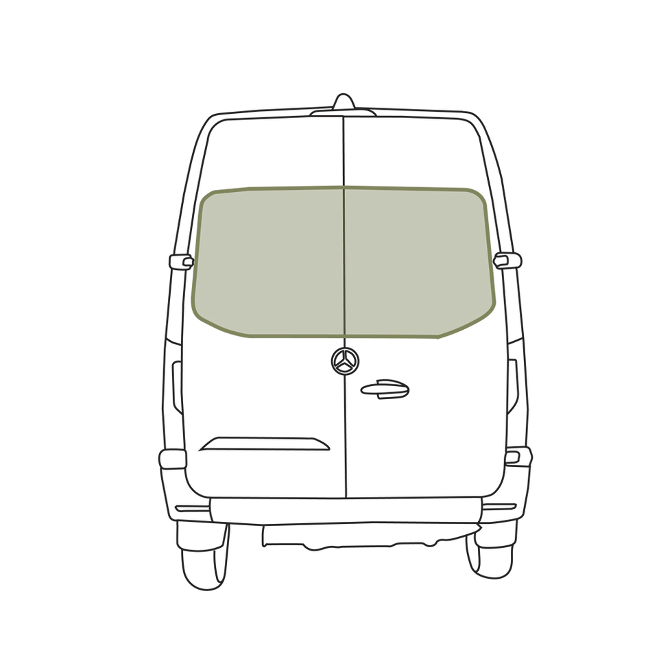 VanEssential Rear Door Window Covers (Pair)