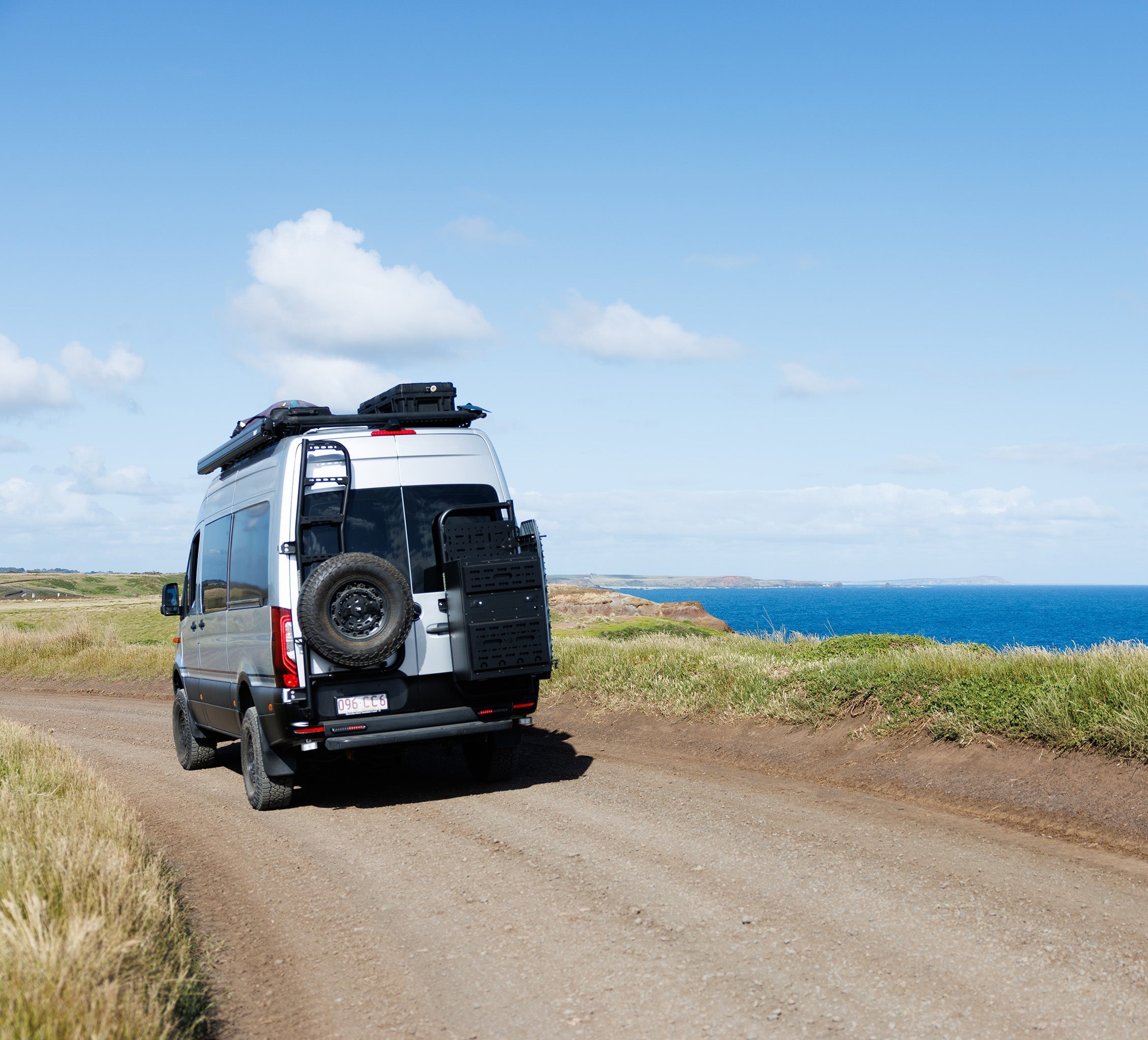 Weldbeat Adventure Ladder + Wheel Carrier - Mercedes Sprinter - 907 - VS30 (2019-Present)